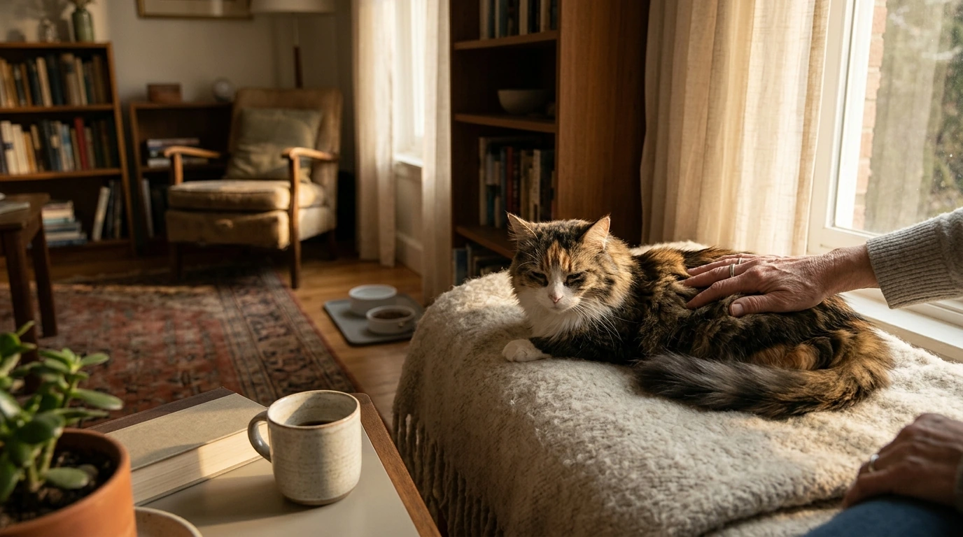 End-of-Life Signs in Cats: Symptoms, Comfort & Vet Help