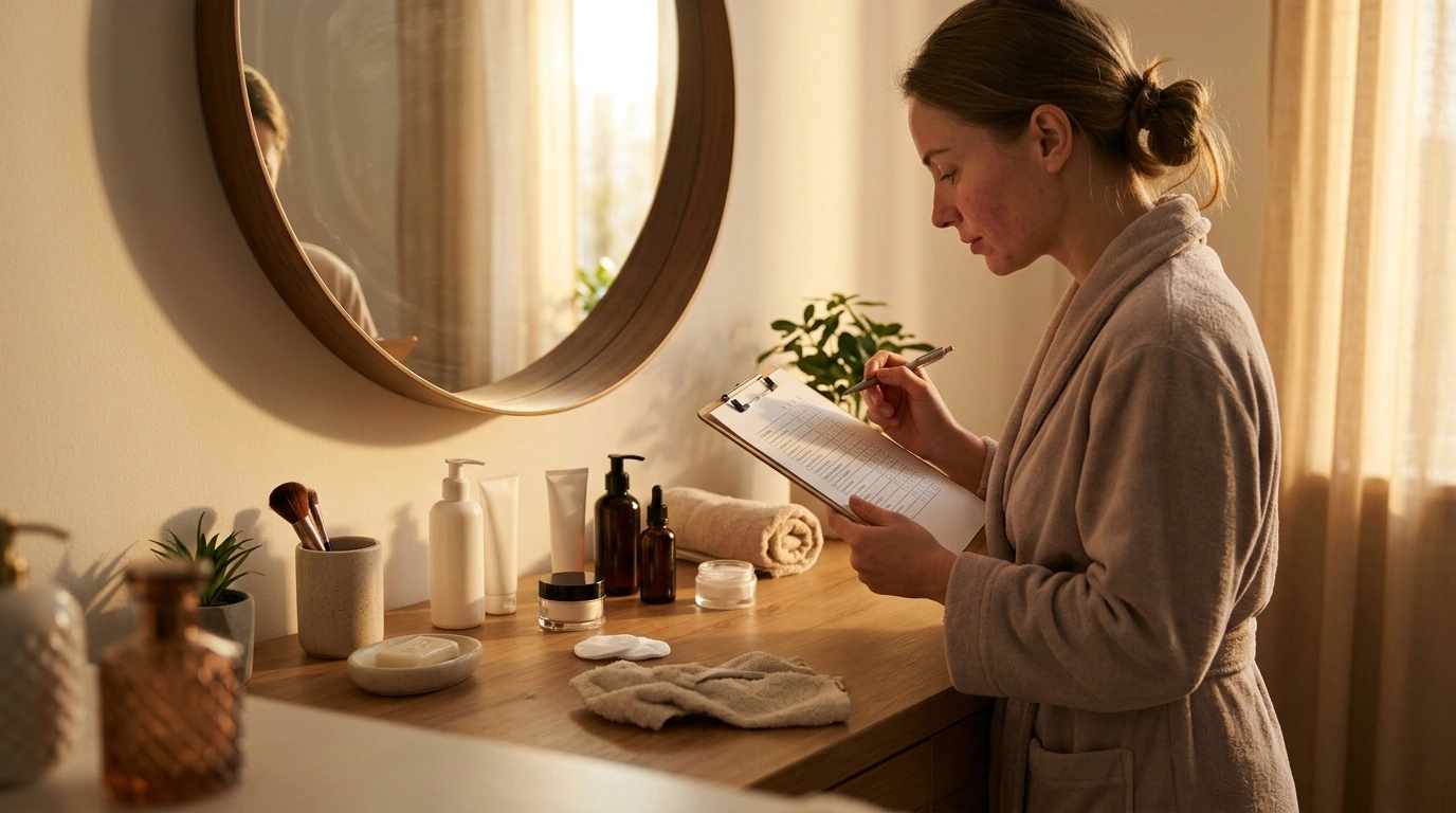 Printable Nightly Skincare Checklist for Makeup Wearers