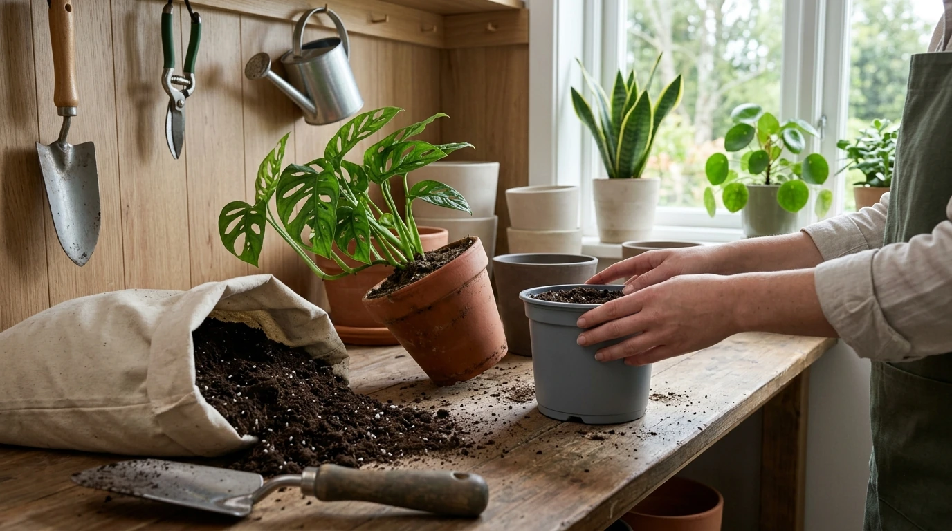 Best Potting Mix for Indoor Ornamentals + When to Change It